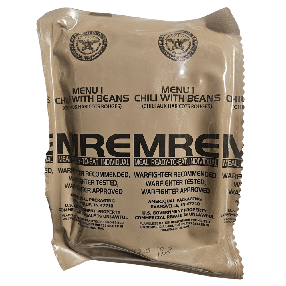 MRE 1 – Chili with Beans | Authentic USGI – Epidemic Proof