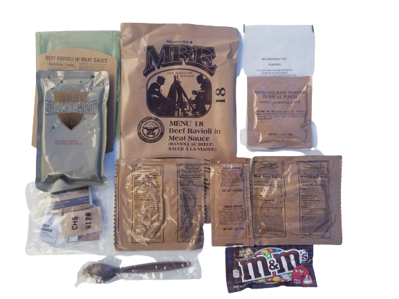 Ultimate 2018 US Military MRE Complete Meal Inspection Date January 2018 or  Newer (Spaghetti with Meat Sauce)