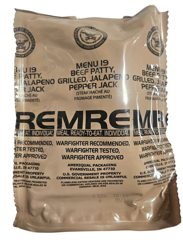 MRE - Pepper Jack Beef Patty