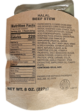 Load image into Gallery viewer, Halal MRE - Beef Stew
