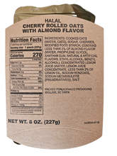 Load image into Gallery viewer, Halal MRE - Cherry Rolled Oats with Almond
