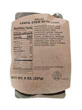 Load image into Gallery viewer, Halal MRE - Lentil Stew with Lamb
