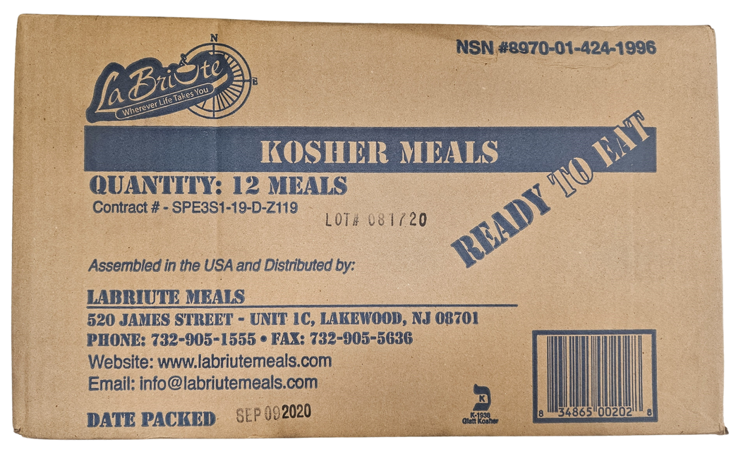 Case - Kosher MRE