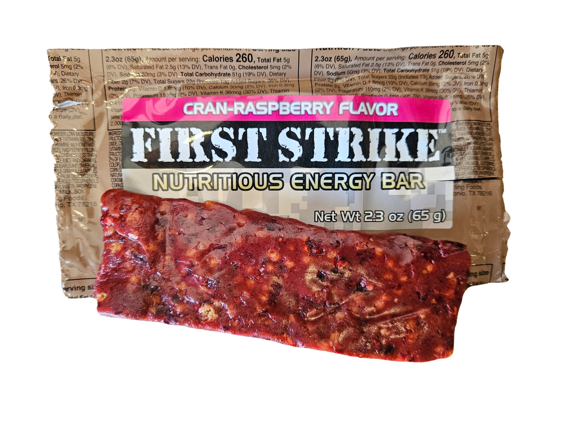 Buy Full Size Cran-Raspberry First Strike Bars here! – Epidemic Proof
