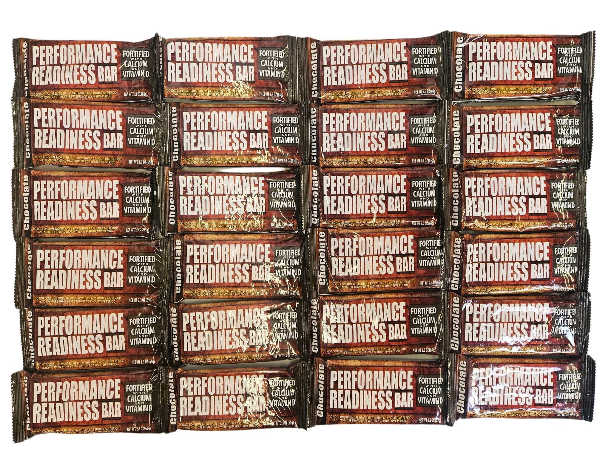 Buy Full Size Chocolate Performance Readiness Bars here! SURVIVAL