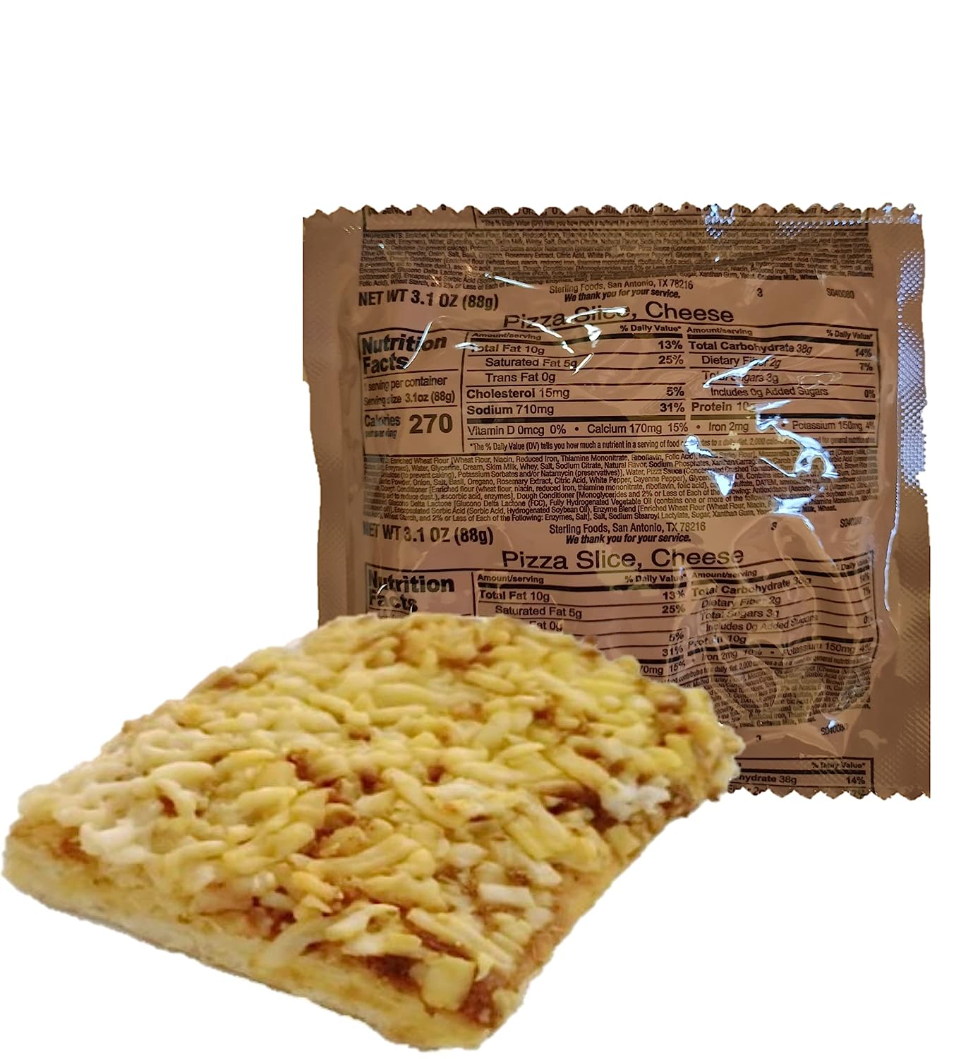 Buy MRE Cheese Pizza Slice - Vegetarian Meal Ready to Eat – Epidemic Proof