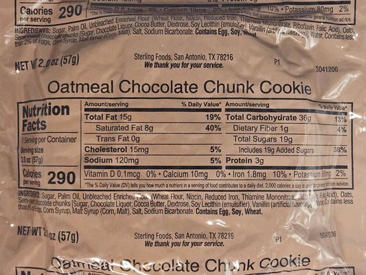 Cookie, Oatmeal Chocolate Chunk