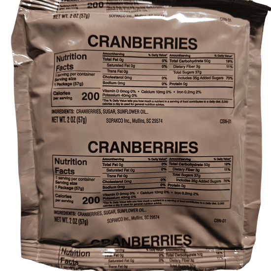 Halal MRE - Blueberry Maple Rolled Oats - Epidemic Proof