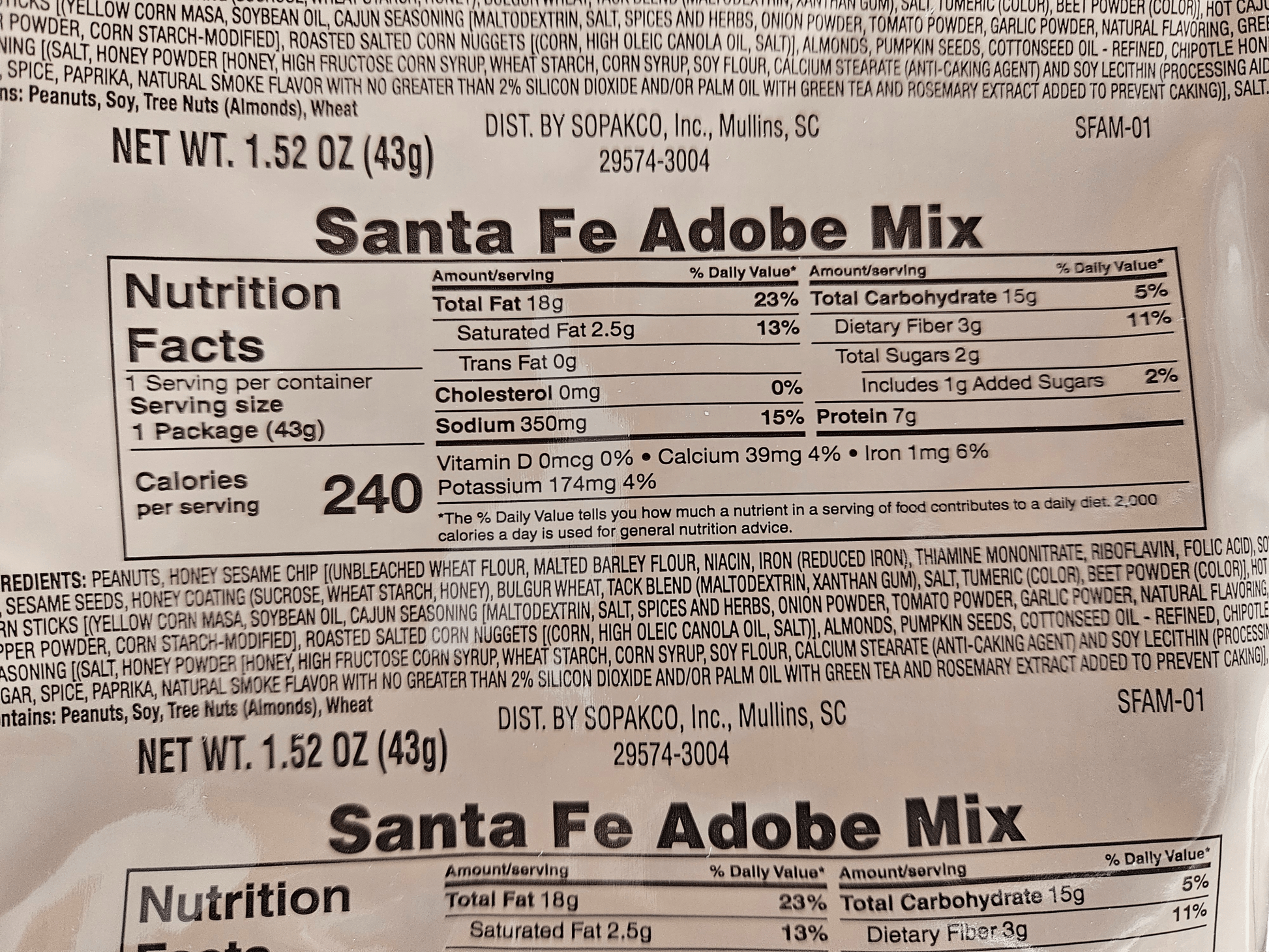 Halal MRE - Chicken and Vegetables - Epidemic Proof