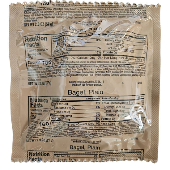 Bagel, Plain - Epidemic Proof