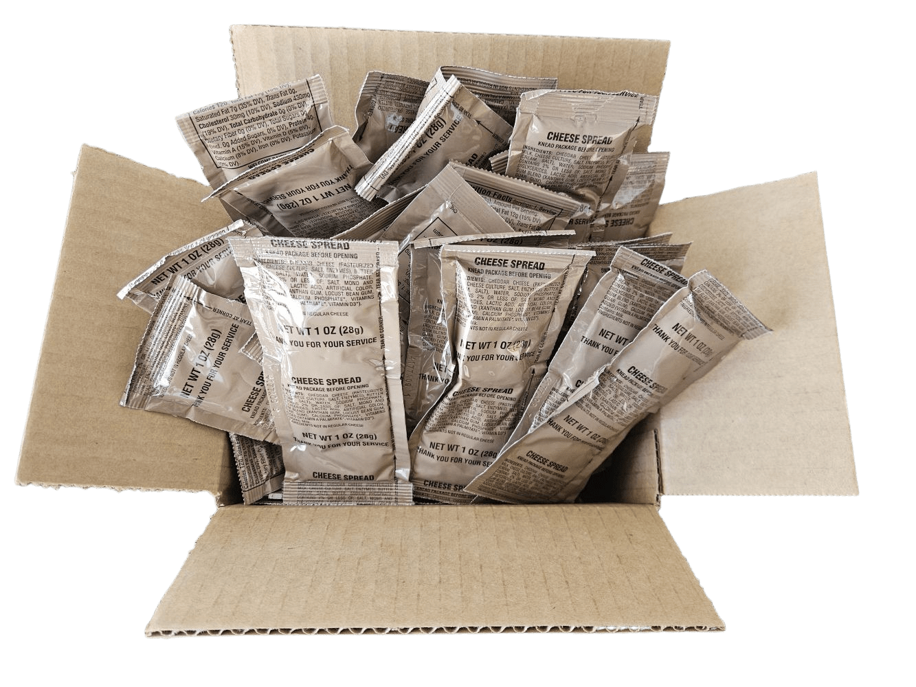 MRE Cheese Spread, Cheddar - Epidemic Proof