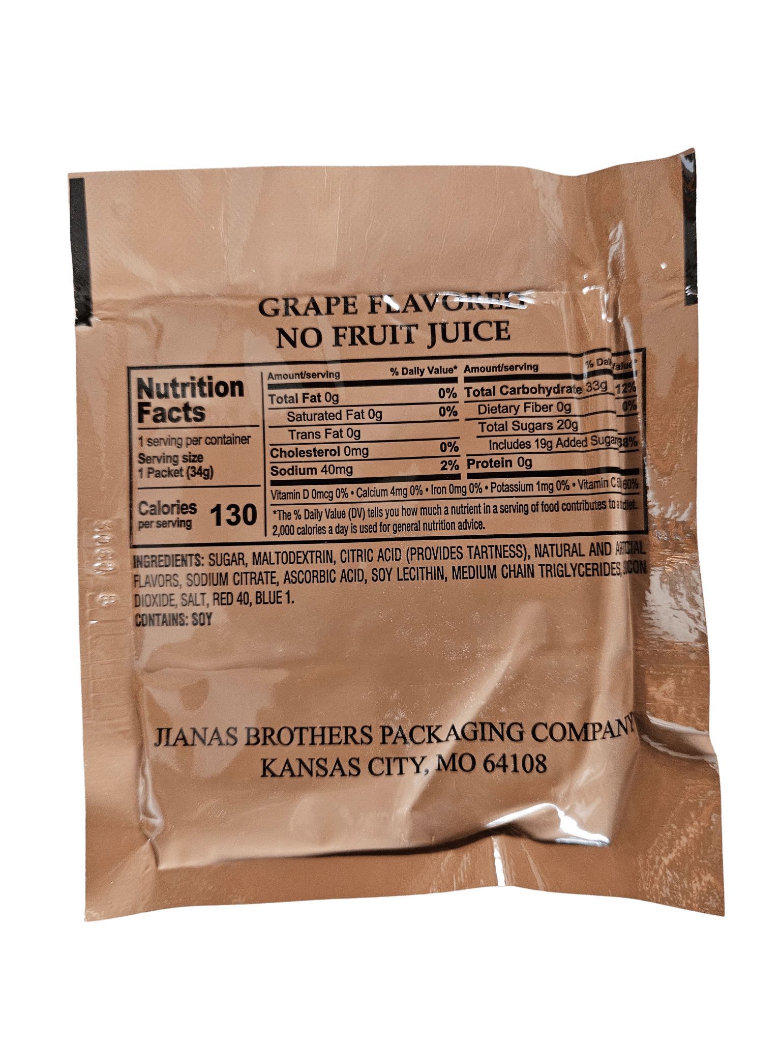 Halal MRE - Lentil Stew with Lamb - Epidemic Proof