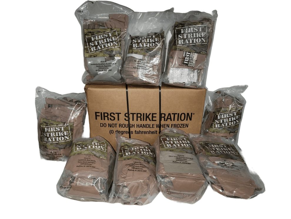 First Strike Ration (FSR) Cases – Military MRE Field Rations – Epidemic ...