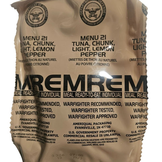 MRE - Lemon Pepper Tuna - Epidemic Proof