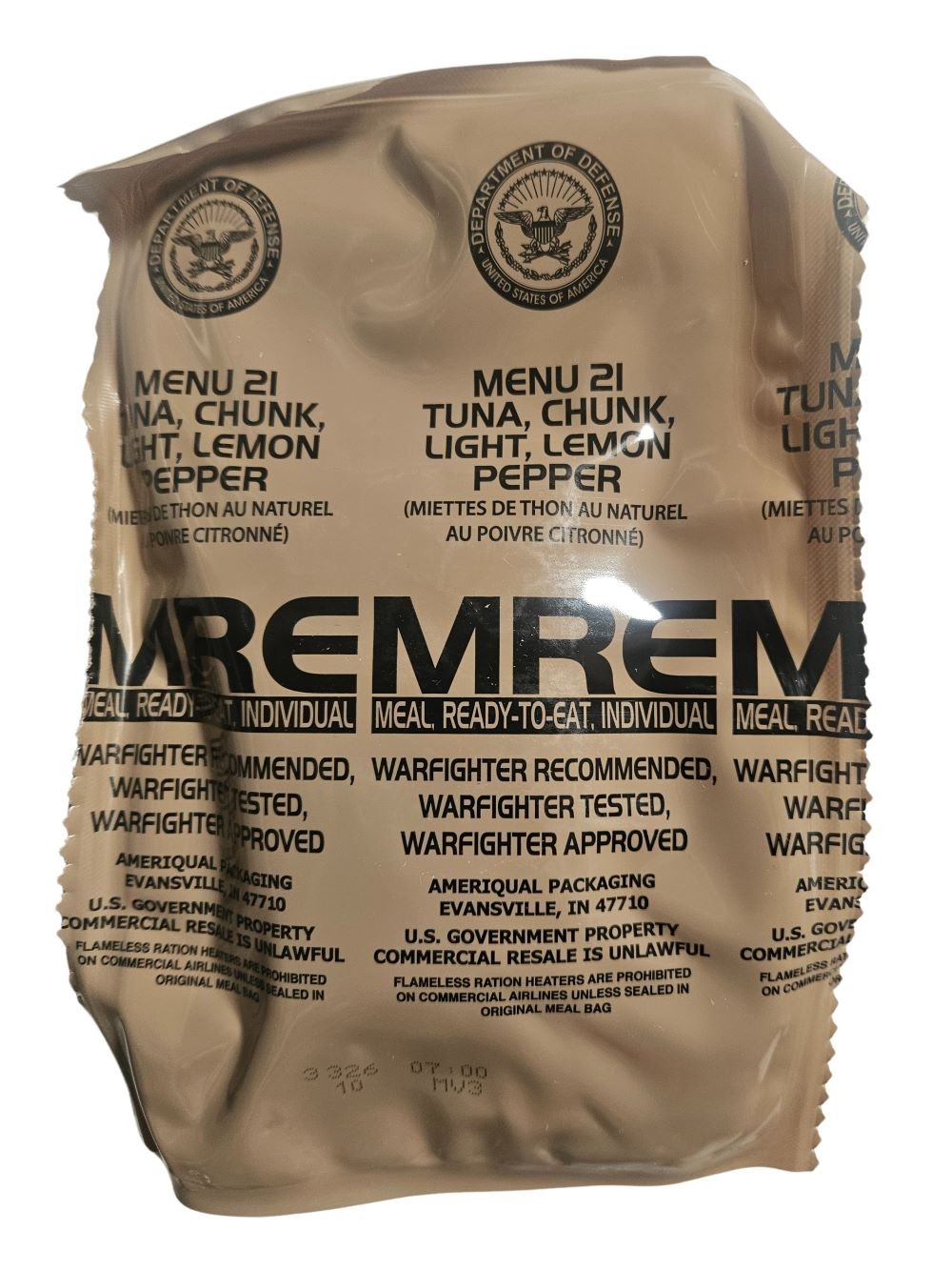 MRE - Lemon Pepper Tuna - Epidemic Proof