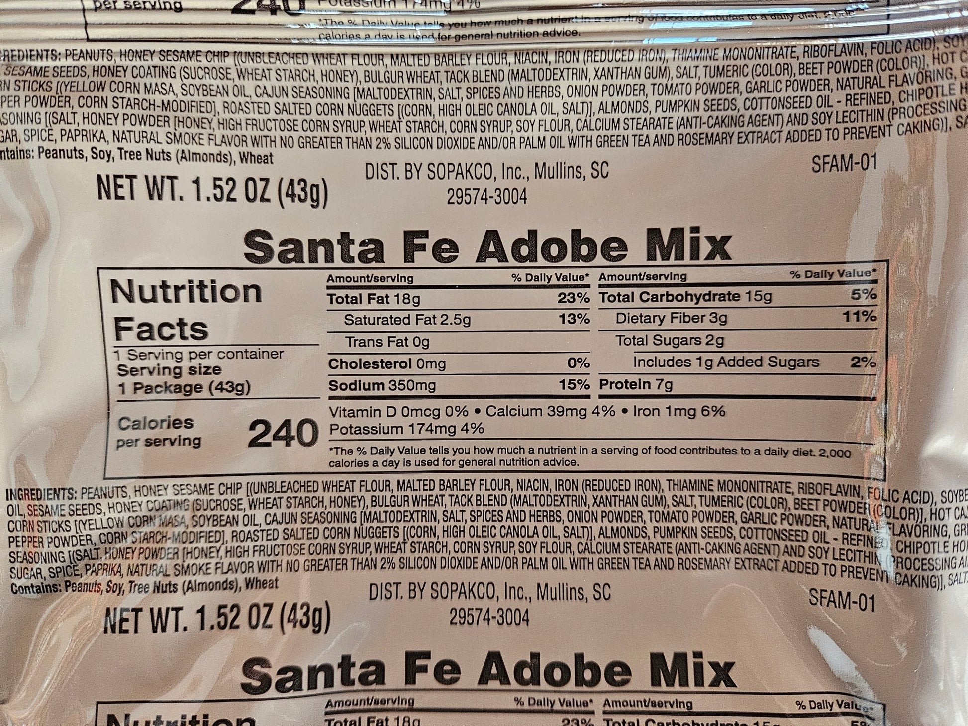 Halal MRE - Lentils in Masala Sauce - Epidemic Proof