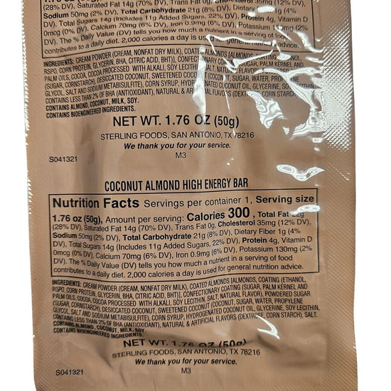 Bar - Coconut Almond - Epidemic Proof