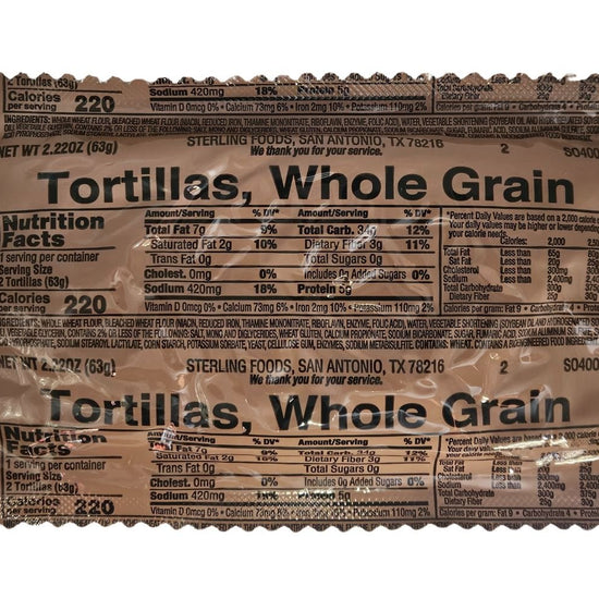 Tortillas - Whole Grain [2] - Epidemic Proof