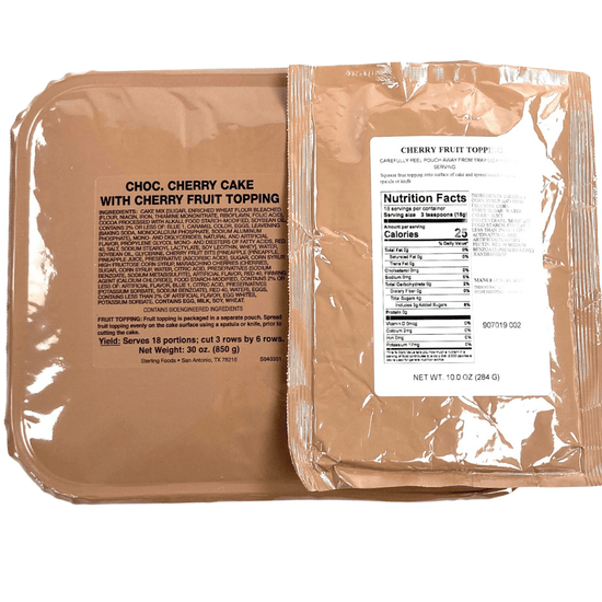 Dessert - Chocolate Cherry Cake with Topping - Epidemic Proof