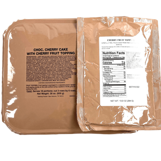 Dessert - Chocolate Cherry Cake with Topping - Epidemic Proof