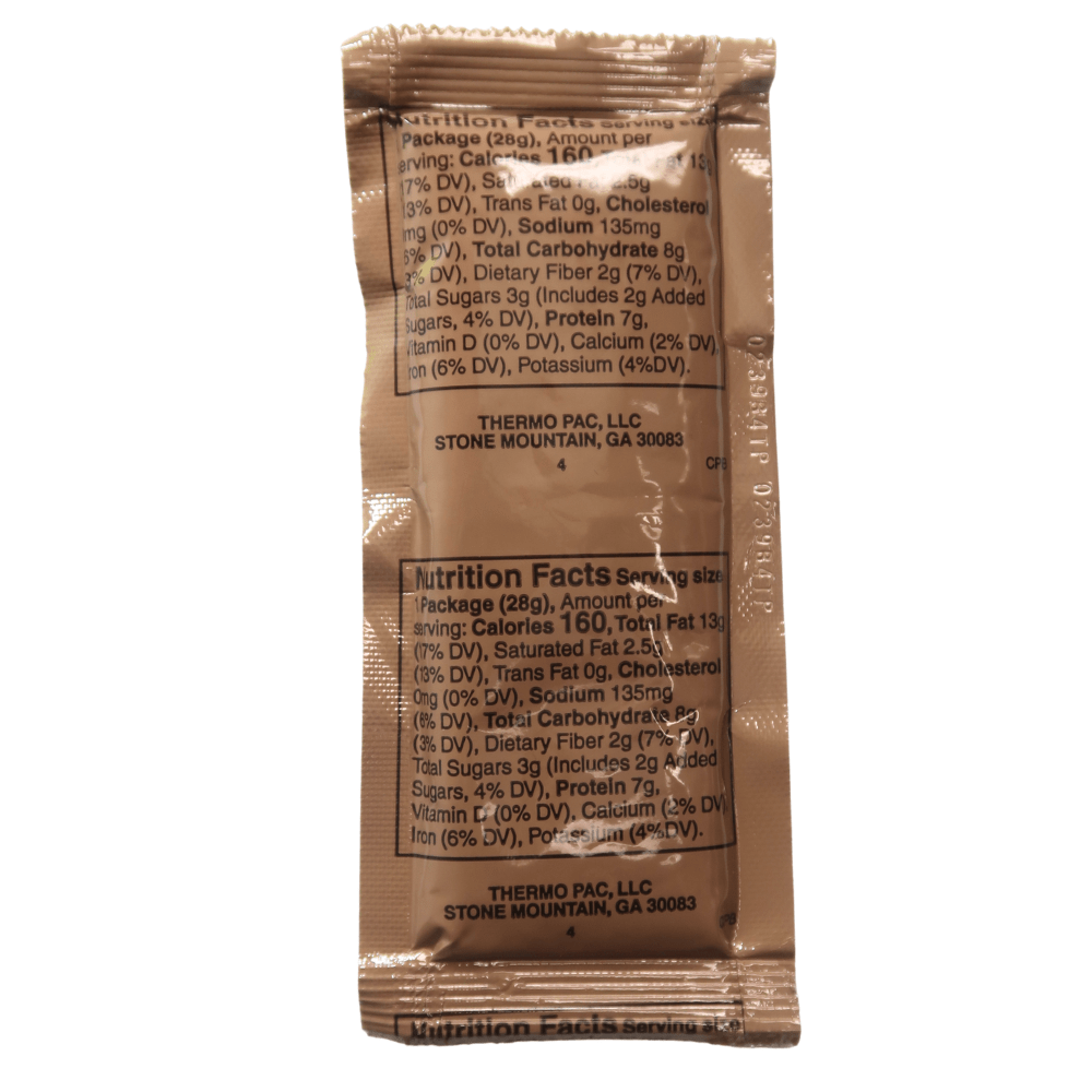 MRE Peanut Butter - Chunky - Epidemic Proof