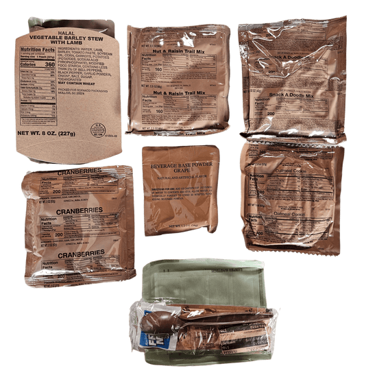 Halal MRE - Vegetable Barley Stew with Lamb - Epidemic Proof