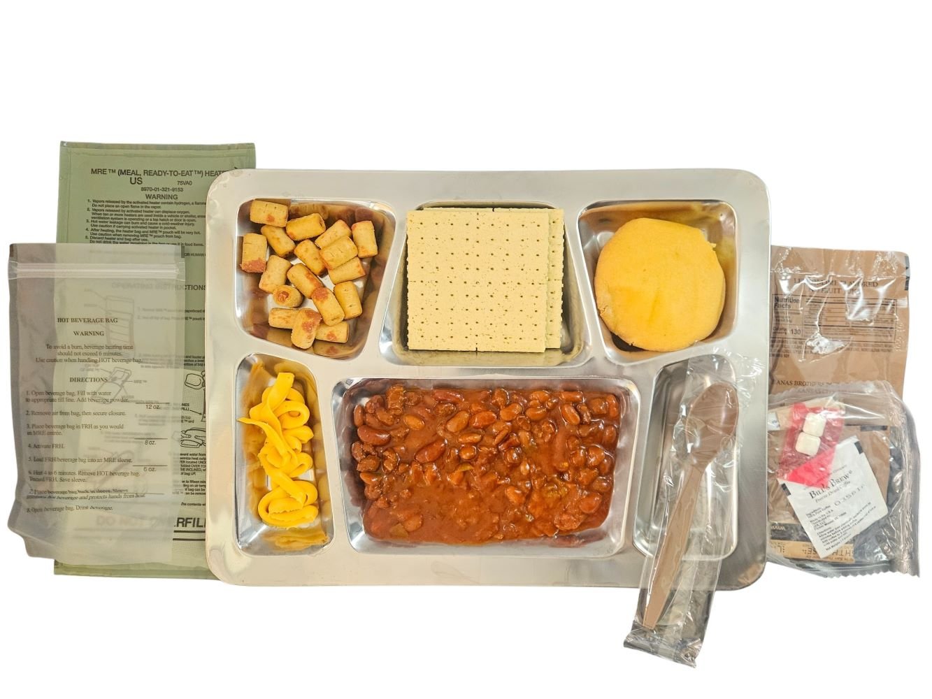 MRE 1 – Chili with Beans | Authentic USGI – Epidemic Proof