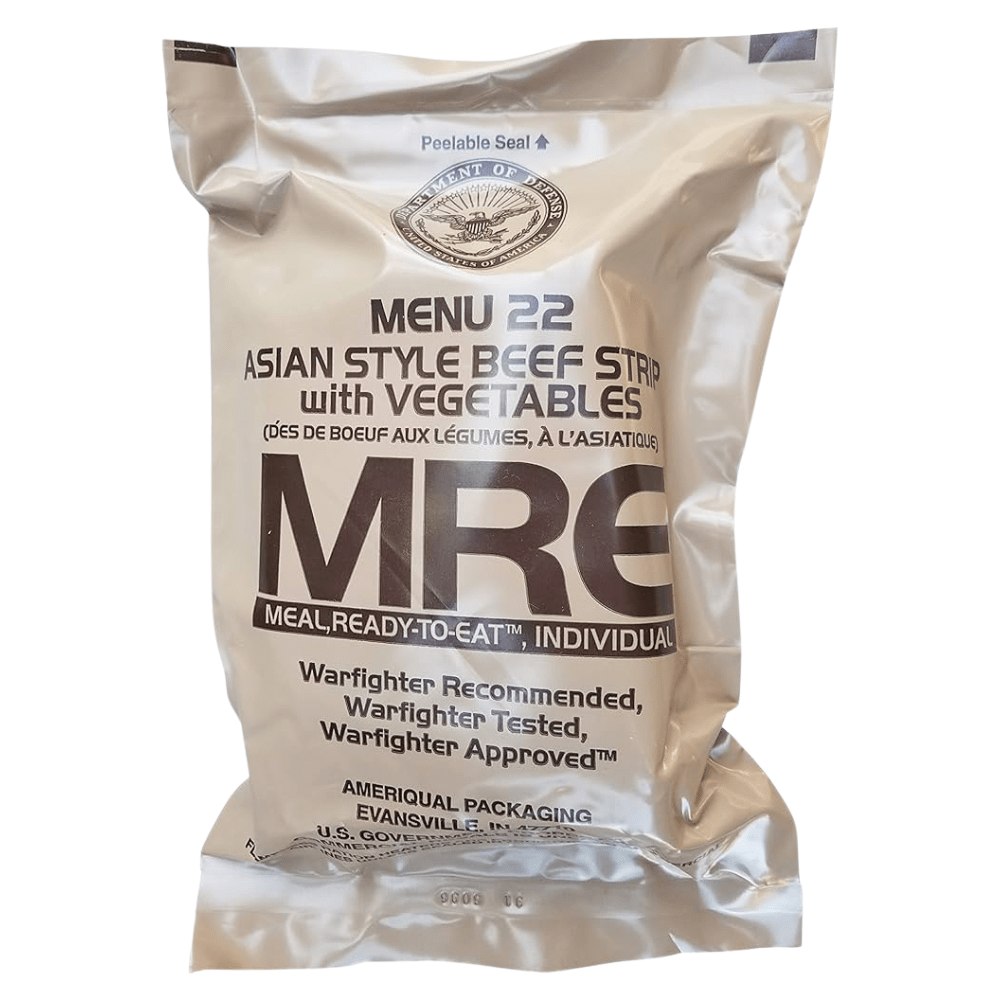 Vintage Meal Ready to Eat [MRE] #22 - Asian Beef Strips – Epidemic Proof