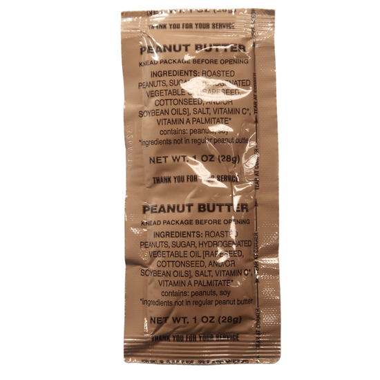 MRE Peanut Butter - Smooth - Epidemic Proof