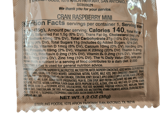 Mini First Strike Bar - CranRaspberry - Epidemic Proof