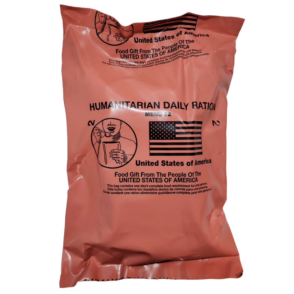 Humanitarian Daily Ration Menu 2 – 24-Hour Meal – Epidemic Proof