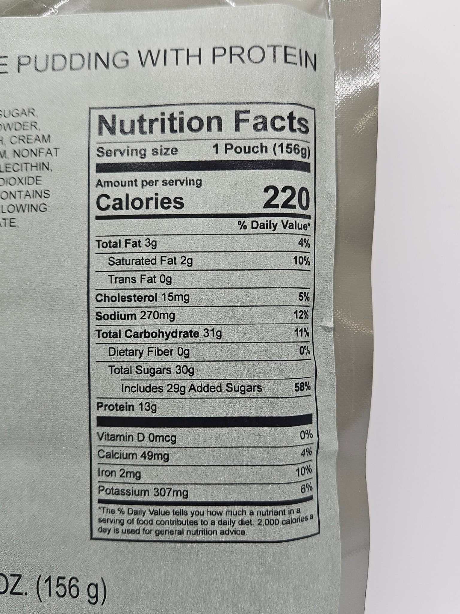 Dessert - Chocolate Pudding with Protein - Epidemic Proof