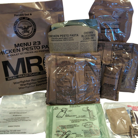 MRE - Chicken Pesto Pasta [Discontinued] - Epidemic Proof