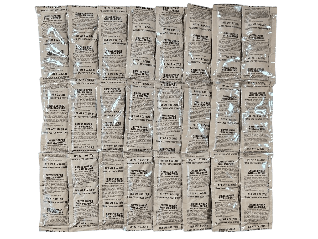 MRE Cheese Spread, Jalapeno Cheddar - Epidemic Proof