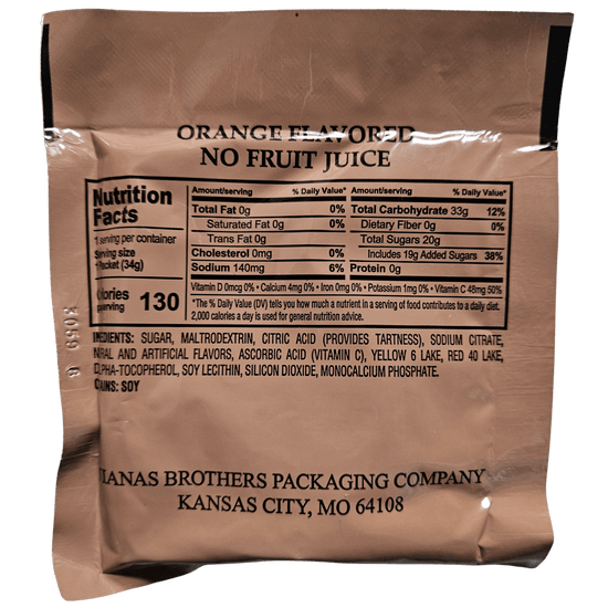 Halal MRE - Blueberry Maple Rolled Oats - Epidemic Proof