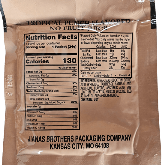 Halal MRE - Lentils in Masala Sauce - Epidemic Proof