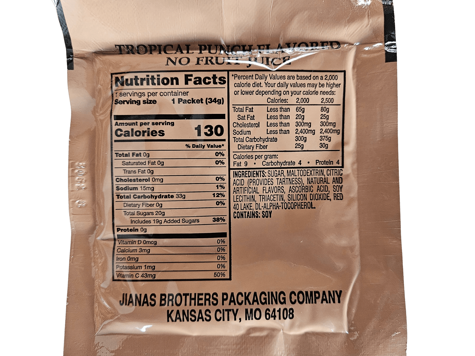 Halal MRE - Lentils in Masala Sauce - Epidemic Proof