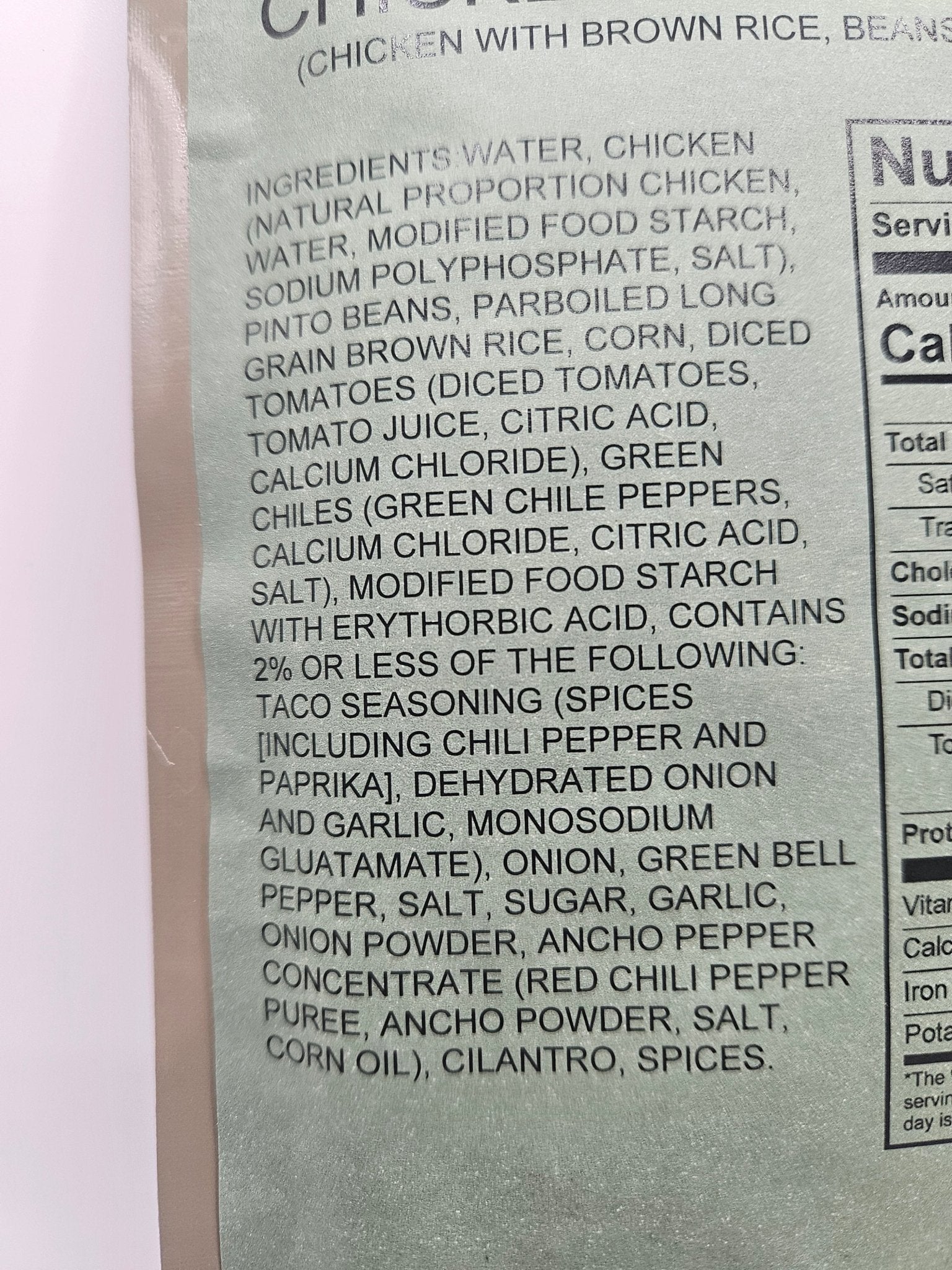 Entree - Chicken Burrito Bowl - Epidemic Proof