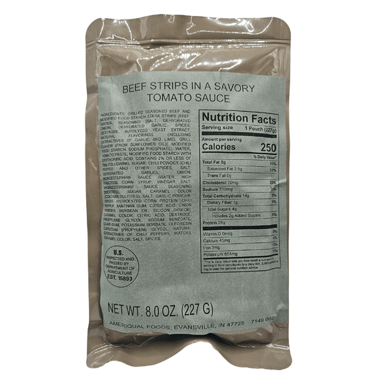 Beef Strips in Tomato Sauce - Epidemic Proof