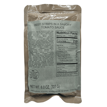 Beef Strips in Tomato Sauce - Epidemic Proof