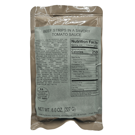 Beef Strips in Tomato Sauce - Epidemic Proof