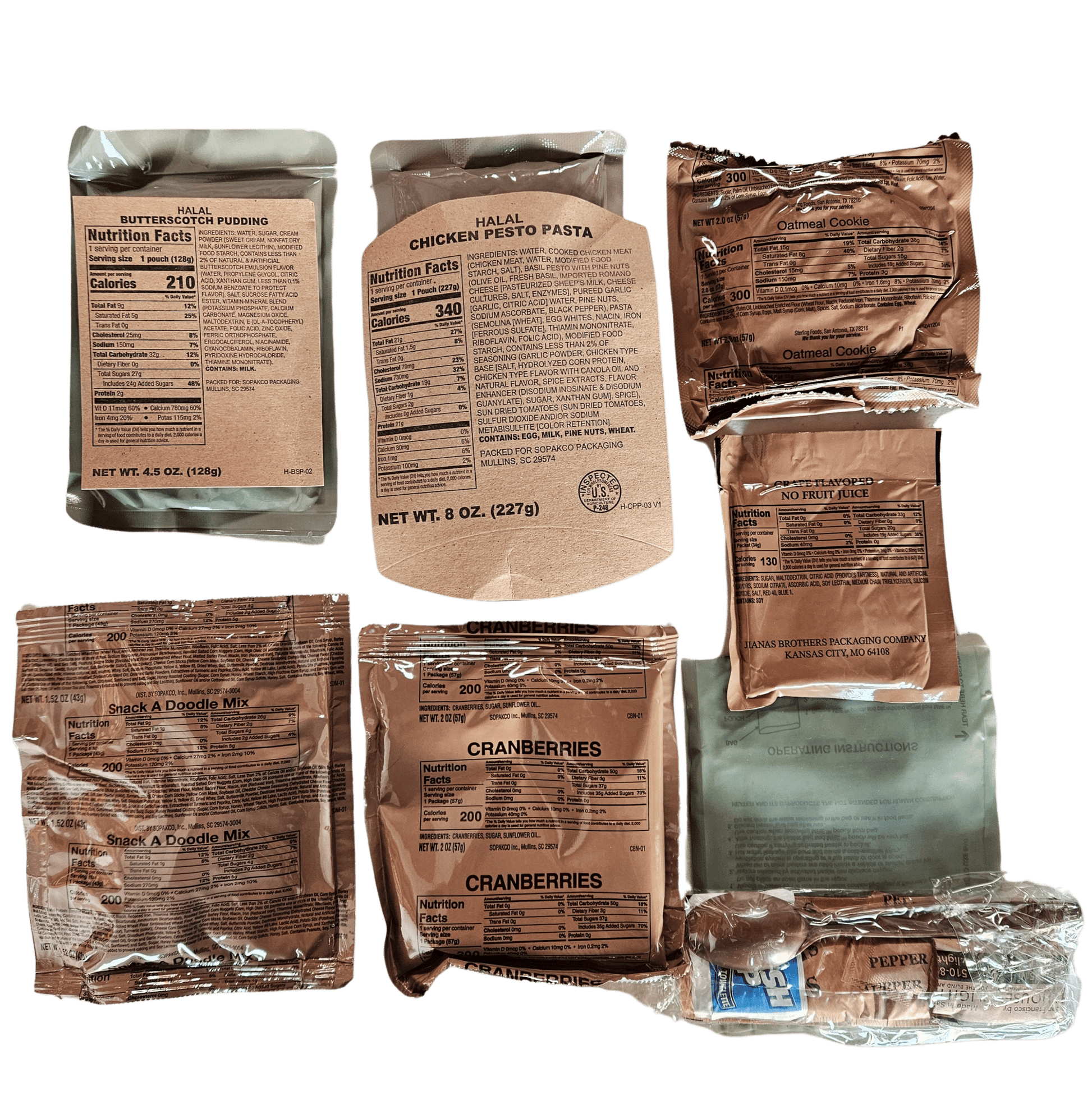 Halal MRE - Chicken Pesto - Epidemic Proof