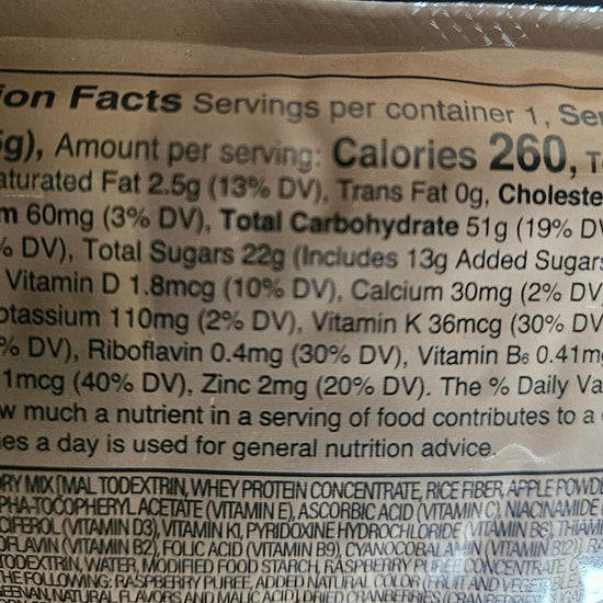 First Strike Bar - CranRaspberry - Epidemic Proof