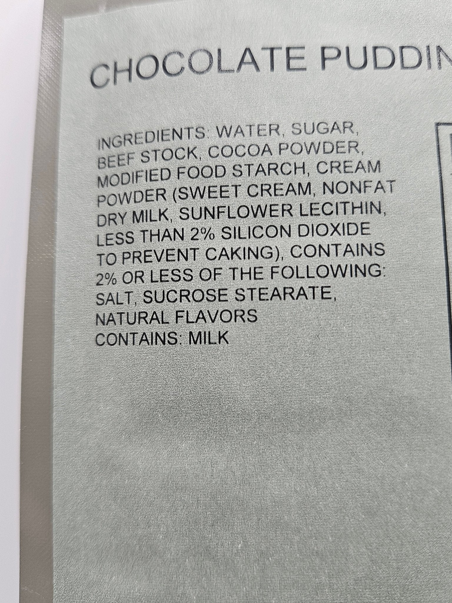 Dessert - Chocolate Pudding with Protein - Epidemic Proof