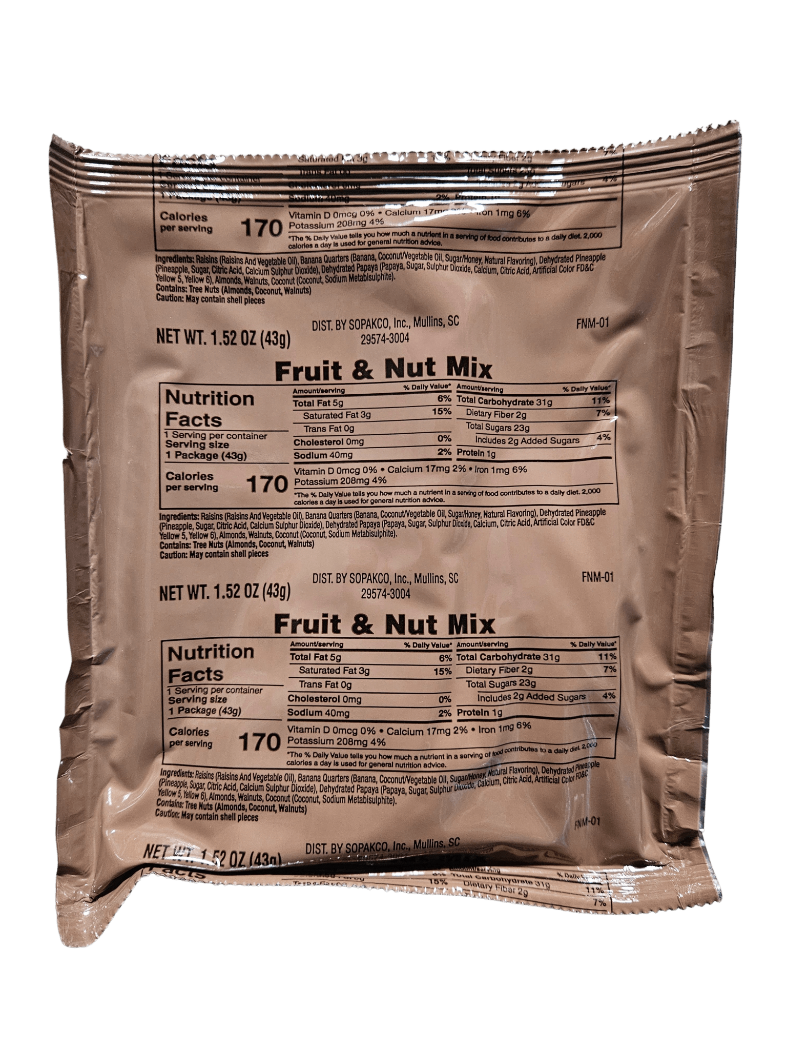 Halal MRE - Blueberry Maple Rolled Oats - Epidemic Proof