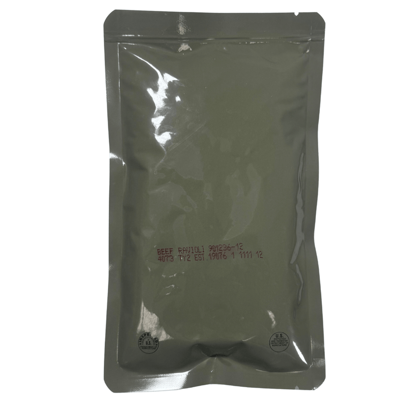 MRE Beef Ravioli Entrée | Authentic Military Meal in Stock – Epidemic Proof