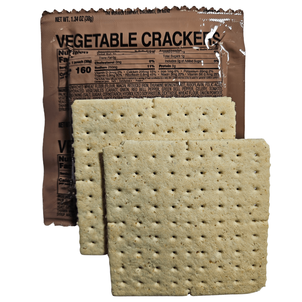 MRE Crackers - Vegetable - Epidemic Proof