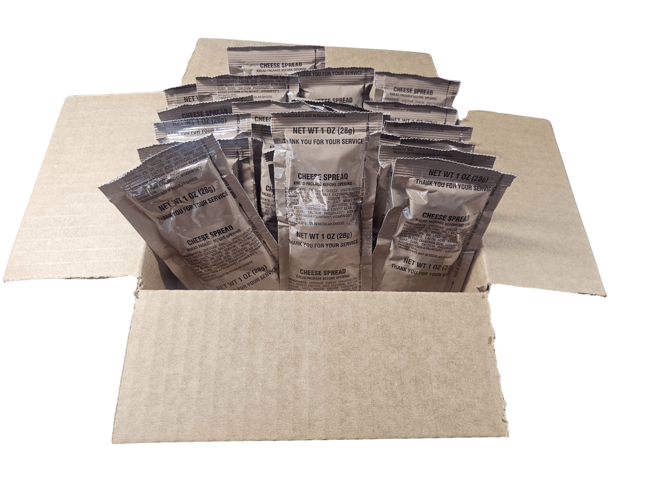 MRE Cheese Spread, Cheddar - Epidemic Proof