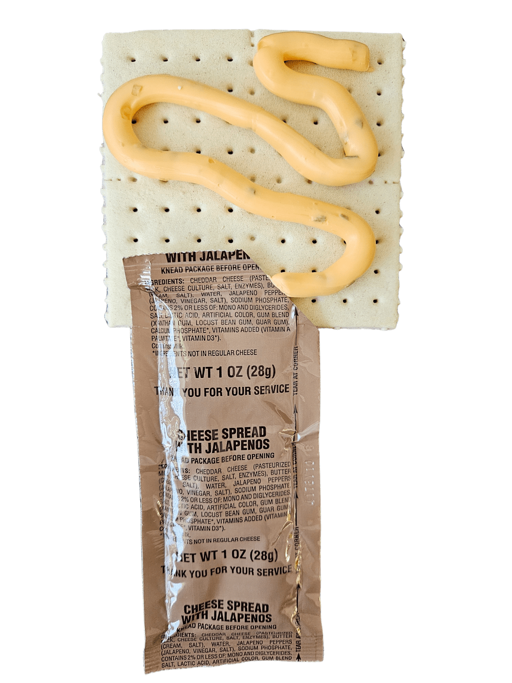 MRE Cheese Spread, Jalapeno Cheddar - Epidemic Proof