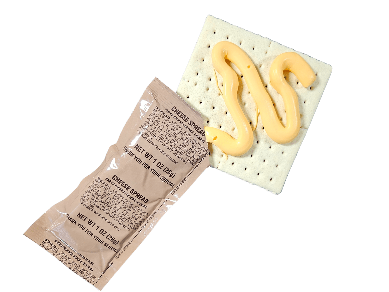 MRE Cheese Spread, Cheddar - Epidemic Proof